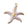 304 Stainless Steel Enamel Pendants STAS-I355-11G-03-1