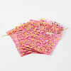 Rose Printed Organza Bags OP-R021-13x18-07-2