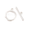Brass Toggle Clasps KK-U024-02S-2