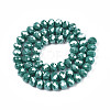 Electroplate Glass Beads Strands EGLA-A044-P8mm-A09-2