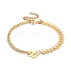(Jewelry Parties Factory Sale)304 Stainless Steel Charm Bracelets Sets BJEW-JB05387-6