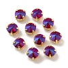Flat Round Moonlight Effect Sew on Rhinestone GLAA-B010-04A-02-1
