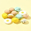 5 Styles Food Grade Eco-Friendly Silicone Beads SIL-FS0001-25-9