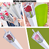 Cone Iridescent Paper Single Rose Packaging Gift Boxes CON-WH0085-50A-5