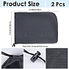 2Pcs Waterproof Dustproof Oxford Cloth Rearview Mirror Protective Cover ABAG-CN0001-63-2