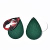 Christmas Theme PU Leather Big Pendants X-FIND-R080-05-2