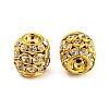 Brass Rhinestone Beads RB-F035-03G-1