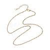 304 Stainless Steel Singapore Chain Necklaces NJEW-JN05167-01-4