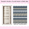 1Bag Lace Patterns PET Floral Decorative Tape Set AJEW-SP0002-74E-2
