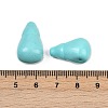 Dyed Synthetic Turquoise 3 Hole Guru Beads G-C198-01A-03-3