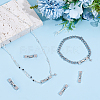 10Pcs Brass Micro Pave Clear Cubic Zirconia Watch Band Clasps KK-PH0014-30P-4