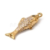 304 Stainless Steel Enamel Fish Connector Charms STAS-B128-54G-03-2