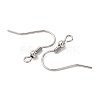 Tarnish Resistant 316 Surgical Stainless Steel Earring Hooks X-STAS-E009-1-1
