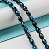 Spray Painted Synthetic Turquoise Beads Strands G-E617-B07-01B-2