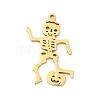304 Stainless Steel Pendants STAS-U041-02F-G-1