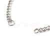 Tarnish Resistant 304 Stainless Steel Twisted Chains Bracelet Making AJEW-JB01064-3