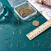 80Pcs 2 Size 316 Stainless Steel Hoop Earring Findings STAS-BBC0003-21-3