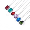304 Stainless Steel Pendant Necklaces NJEW-F250-01P-1