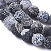 Natural Weathered Agate Beads Strands G-L534-04-6mm-2
