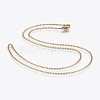 304 Stainless Steel Cable Chain Necklaces NJEW-F248-23A-G-1
