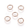 304 Stainless Steel Open Jump Rings X-STAS-O098-01RG-17-1