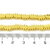 Electroplated Synthetic Non-Magnetic Synthetic Hematite Beads Strands G-I360-Q01-01-4