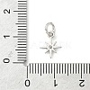 Brass Micro Pave Cubic Zirconia Pendants KK-D386-03P-3