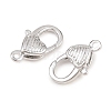 Brass Lobster Claw Clasps KK-H287-08E-P-2