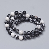 Natural Gemstone Imitation Zebra Jasper Beads Strands G-G829-07-8mm-2