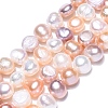 Natural Cultured Freshwater Pearl Beads Strands PEAR-T003-10-2