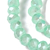 Baking Electroplate Glass Beads Strands X1-DGLA-A039-J10mm-B07-3