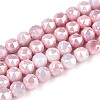 Anti-Tarnish Electroplate Glass Beads Strands GLAA-N010-6mm-03-1