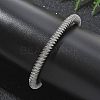 304 Stainless Steel Stretch Bangles for Women LS-BJEW-P315-02G-P-1
