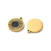 Ion Plating(IP) 304 Stainless Steel Enamel Charms STAS-M102-23G-04-2