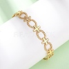 304 Stainless Steel Cuff Bangles for Women BJEW-G749-02G-2