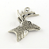 Tibetan Style Alloy Big Pendants TIBE-Q050-61AS-LF-1
