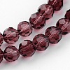 Transparent Glass Bead Strands GLAA-G013-10mm-59-3