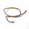 Adjustable Faux Suede Cord Bracelets BJEW-JB04216-04-3