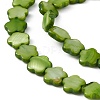 Natural Freshwater Shell Dyed Beads Strands SHEL-K001-001G-4