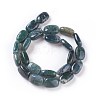 Natural Moss Agate Beads Strands G-I231-06-2