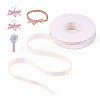 10 Yards Flat Polycotton(Polyester Cotton) Ribbon OCOR-TAC0030-01B-1