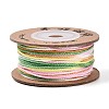 30M Segment Dyed Macrame Cotton Cord OCOR-T018-01U-1