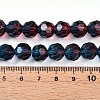 Baking Paint Transparent Glass Beads X1-DGLA-A035-T10mm-A10-5