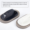 8 Pcs 2 Colors Portable Emery Sponge Pot Dish Brush AJEW-OC0002-10-3