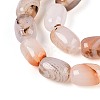 Natural Red Agate Beads Strands G-T144-44F-3