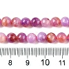 Dyed Natural White Jade Beads Strands G-T138-6mm-210-11-5