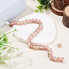 1 Strand Handmade Lampwork Inner Flower Rondelle Beads Strands LAMP-TA0002-72J-4