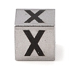 Tarnish Resistant 201 Stainless Steel European Beads STAS-M058-01X-P-1
