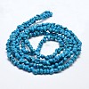 Synthetic Turquoise Nuggets Beads Strands G-L269-01-3