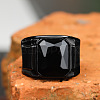 Alloy with Glass Finger Rings for Men FS-WG2A945-08-2